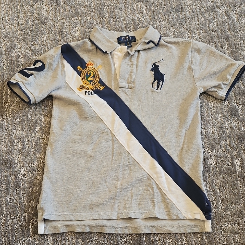 Polo by Ralph Lauren Kids Gray Polo Shirt